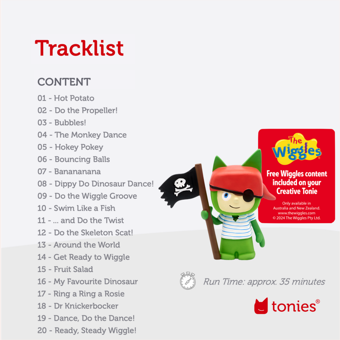 Tonie Audio Character - Creative-Tonie x The Wiggles - Pirate