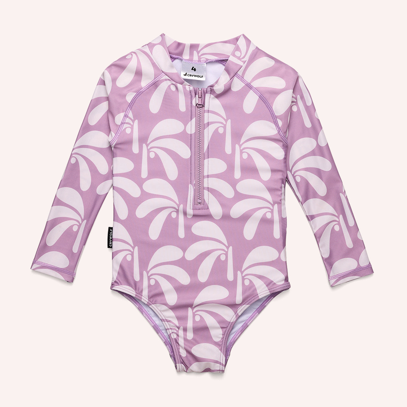 Baby girl one on sale piece long sleeve swimsuit