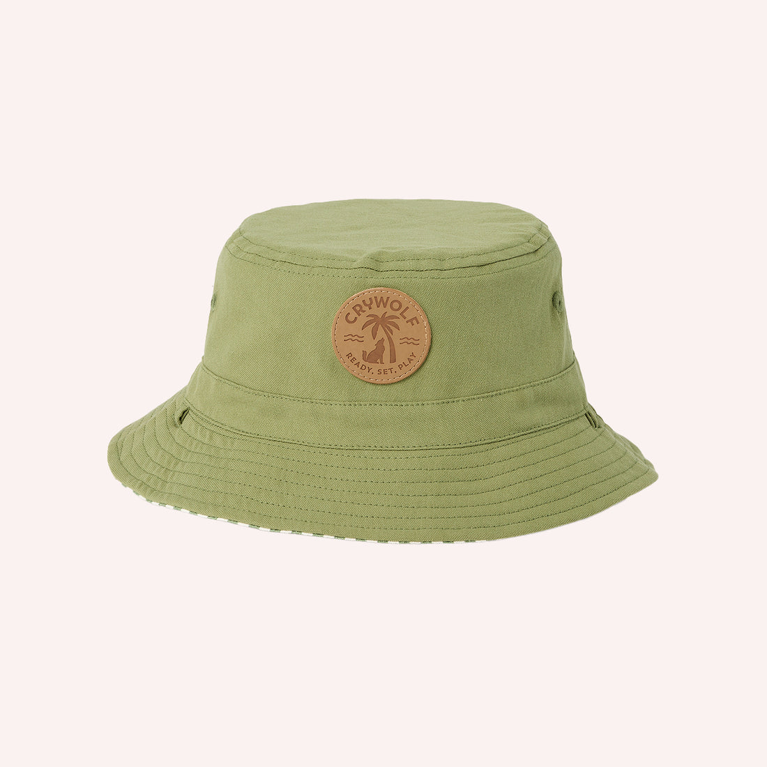 Reversible Bucket Hat - Coastal Stripe