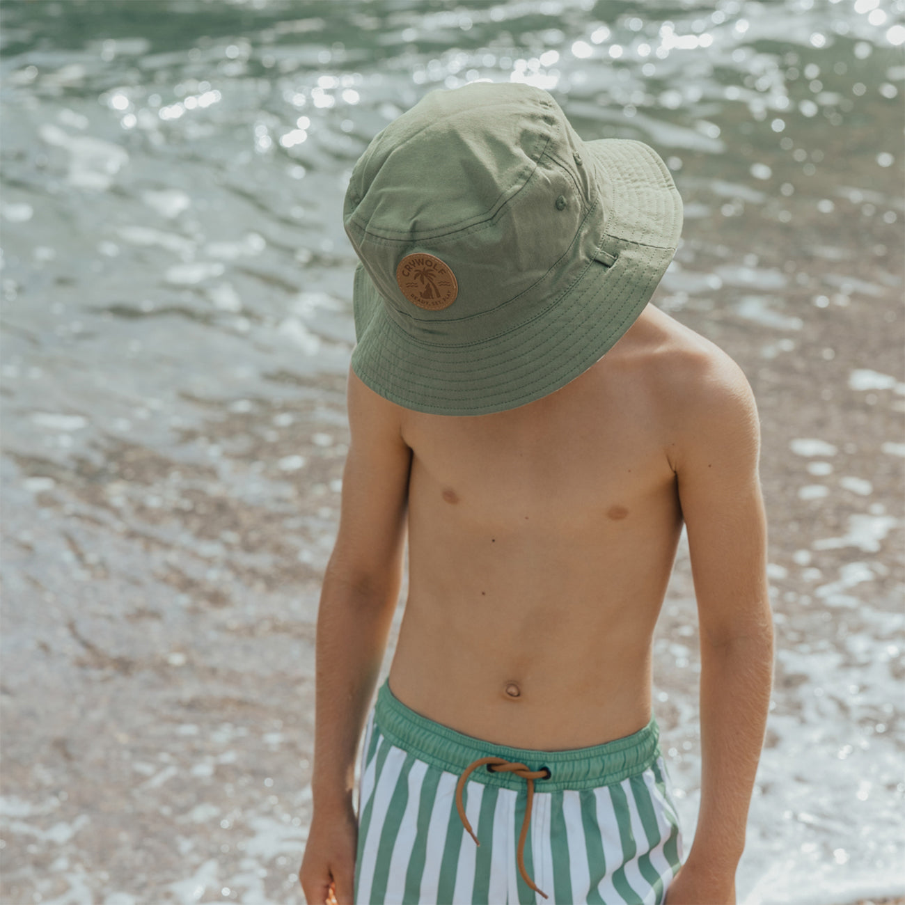 Reversible Bucket Hat - Coastal Stripe