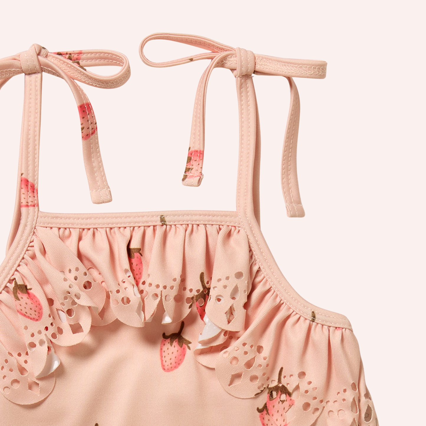 Cutwork Swimsuit - Strawberry Kisses