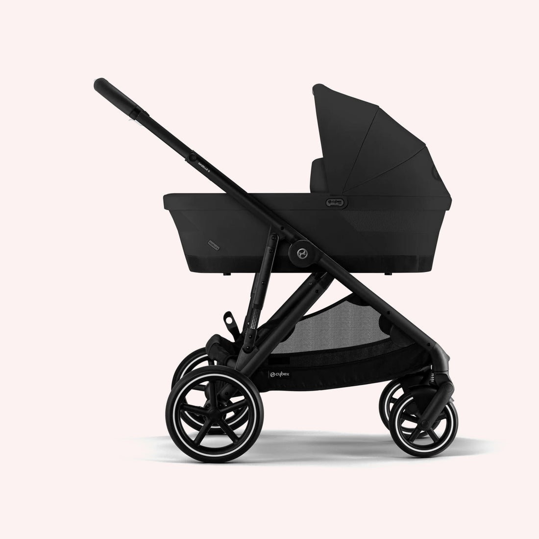 Cybex Gazelle S Bassinet and Seat Pram - Moon Black