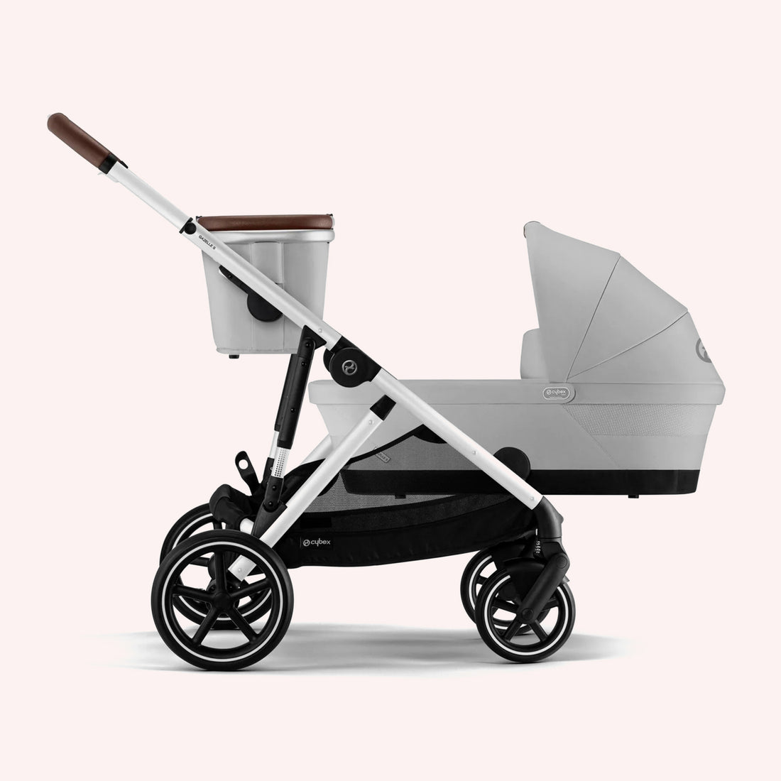 Cybex Gazelle S Bassinet and Seat Pram - Lava Grey