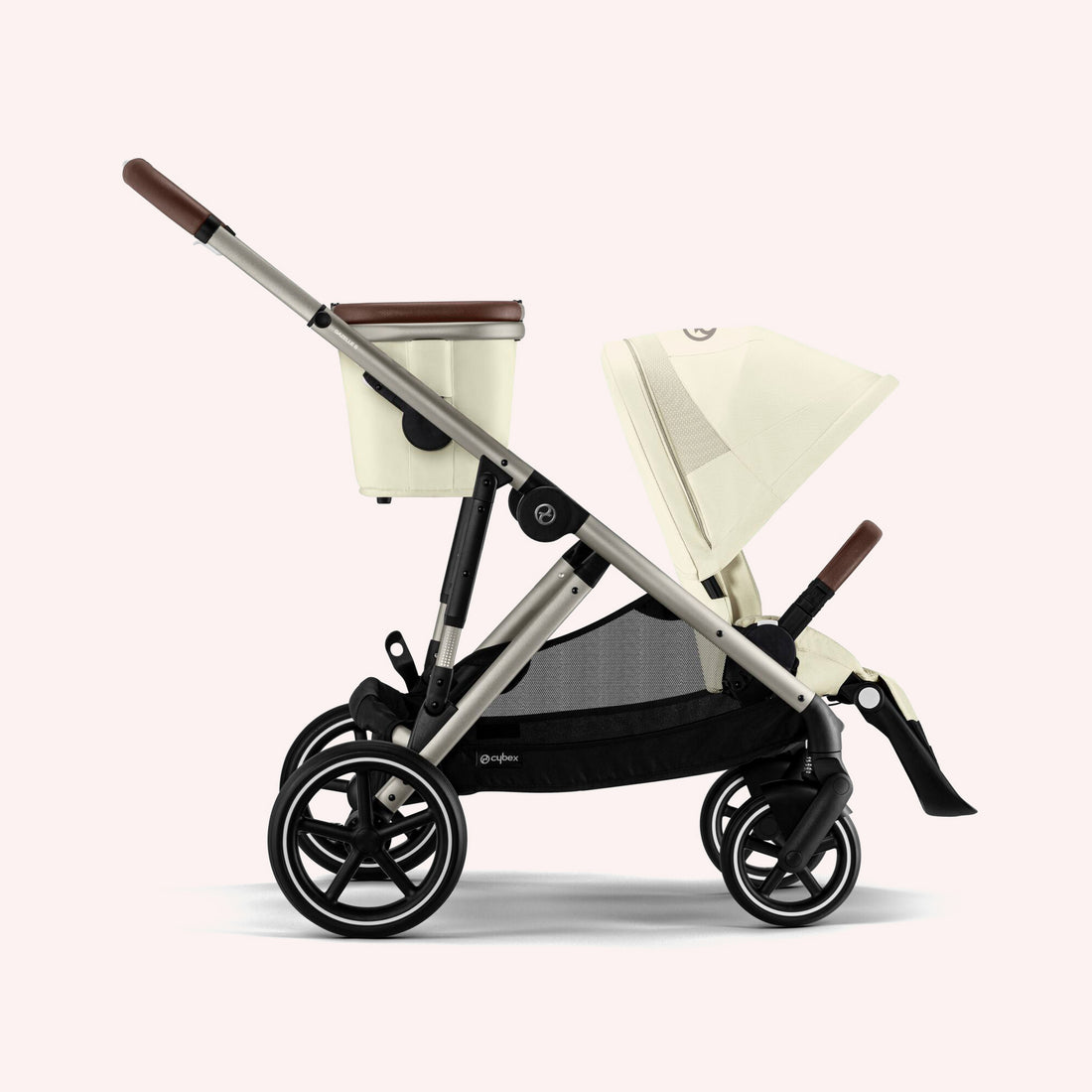 Cybex Gazelle S Bassinet and Seat Pram - Seashell Beige