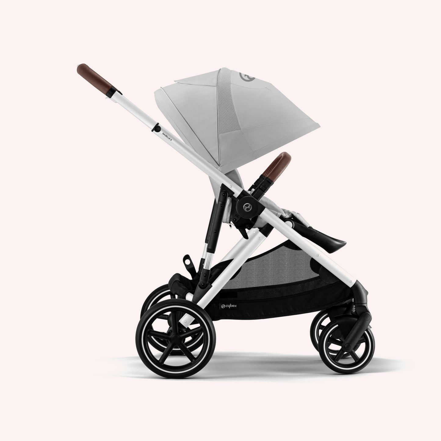 Cybex Gazelle S Bassinet and Seat Pram - Lava Grey