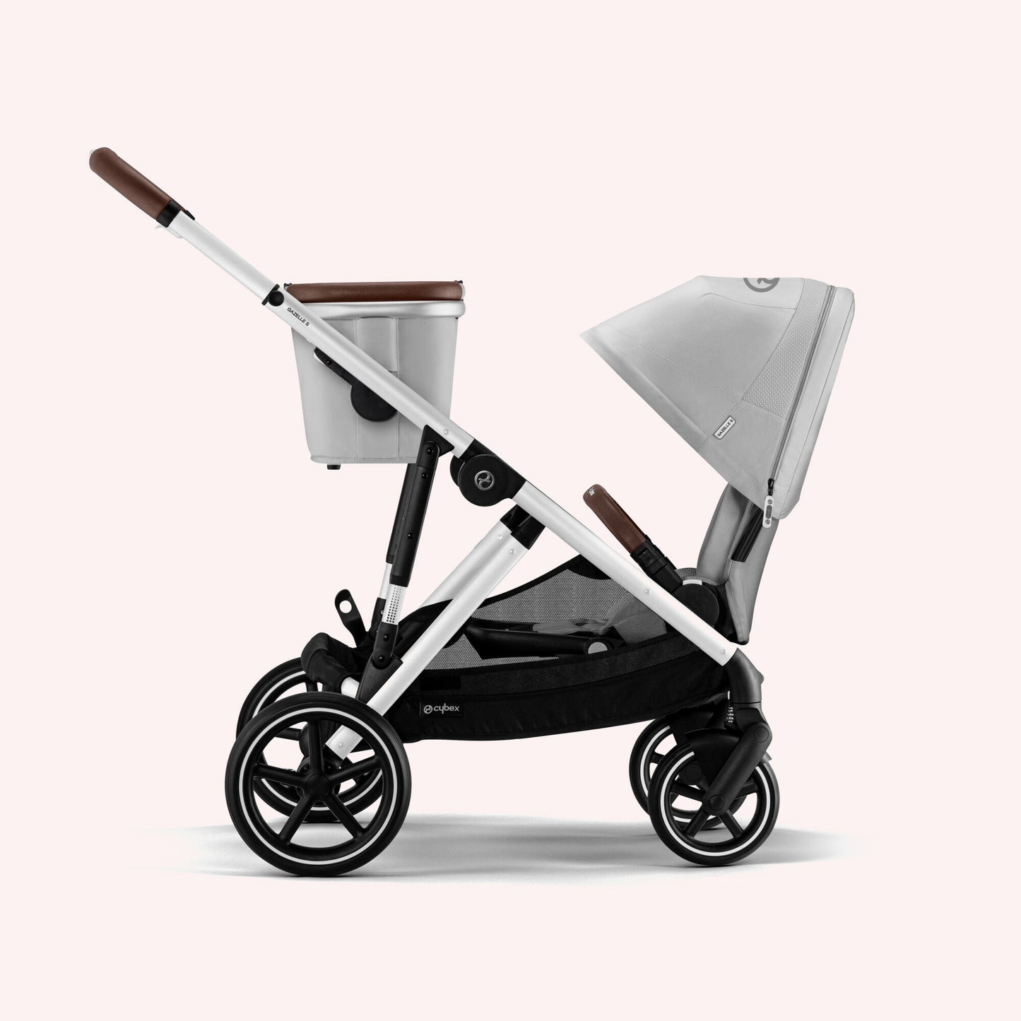 Cybex Gazelle S Bassinet and Seat Pram - Lava Grey