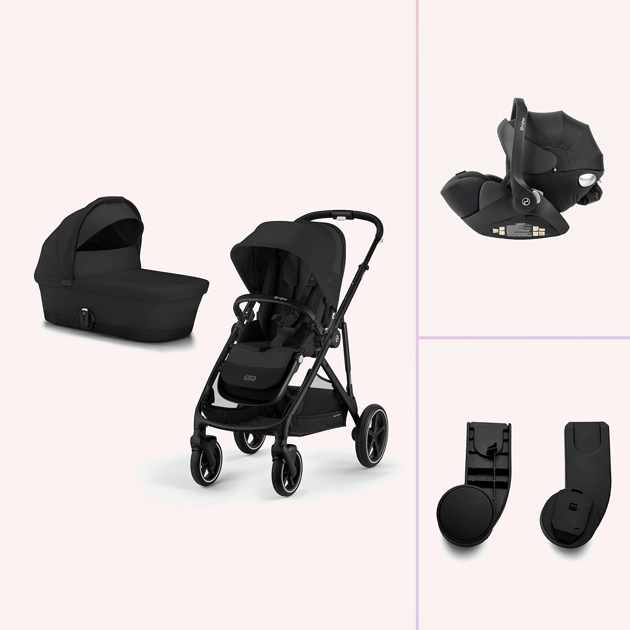 Gazelle S Pram and Cloud Q Bundle