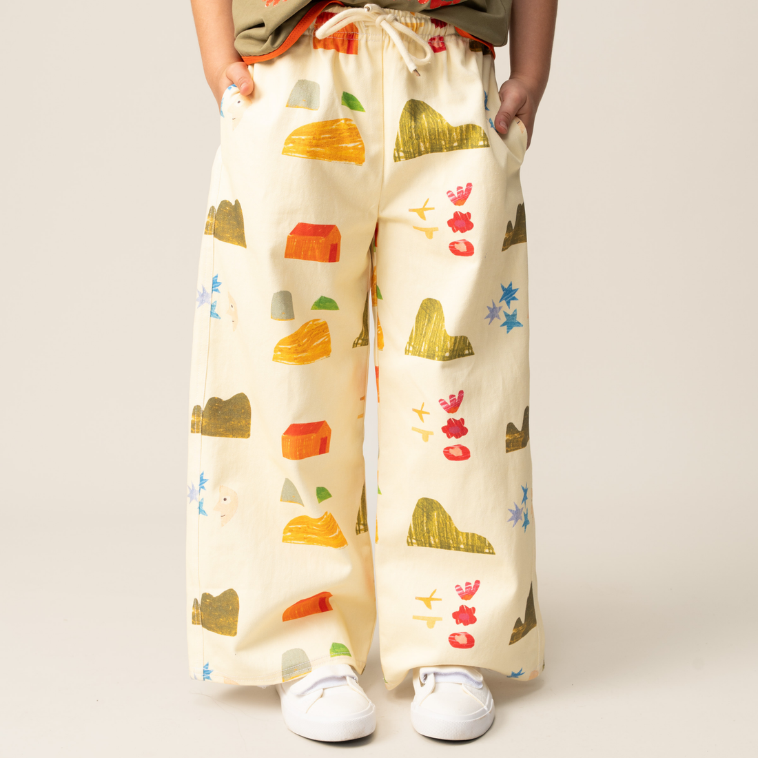 Wide Leg Pants - Memory Map