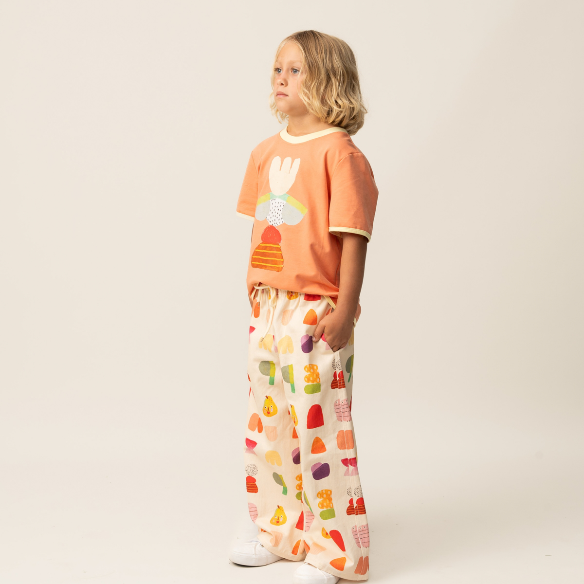 Wide Leg Pants - Fruit Punch