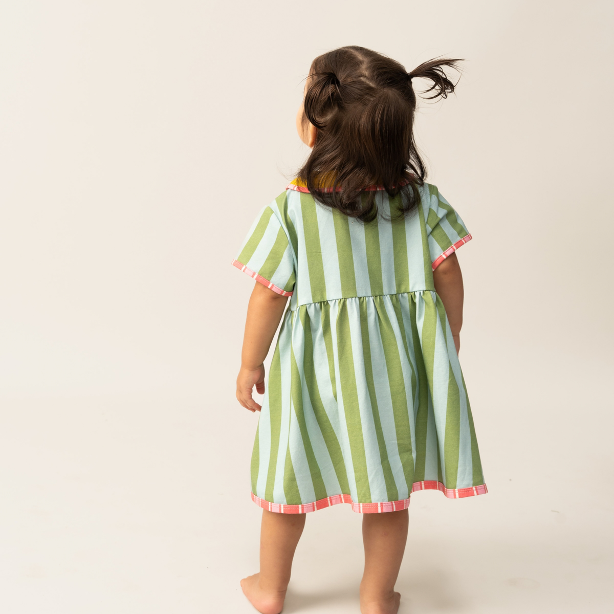 Button Dress - Minty