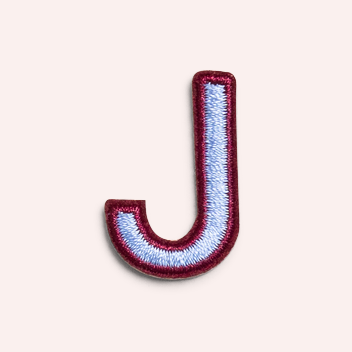Decorative Iron-On Patch - Periwinkle/Deep Berry