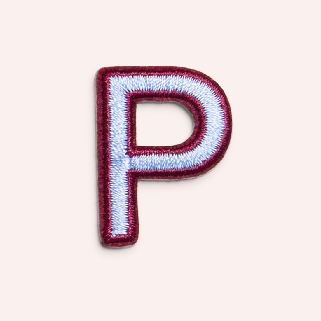 Decorative Iron-On Patch - Periwinkle/Deep Berry