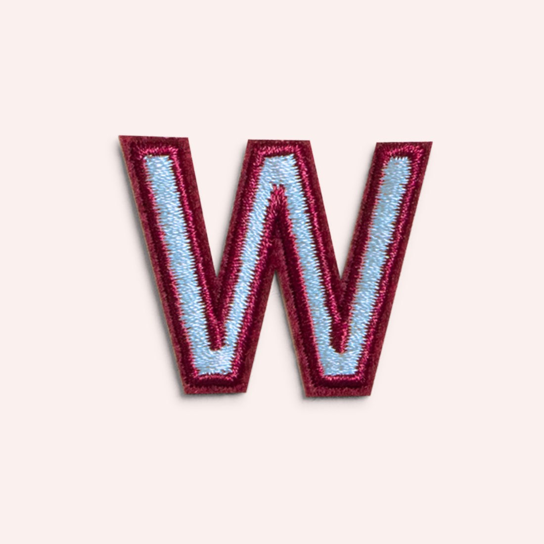 Decorative Iron-On Patch - Periwinkle/Deep Berry