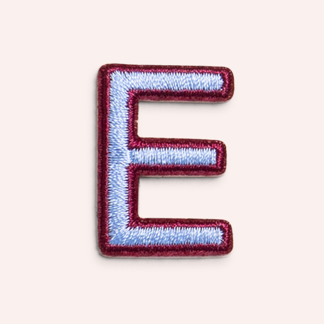 Decorative Iron-On Patch - Periwinkle/Deep Berry