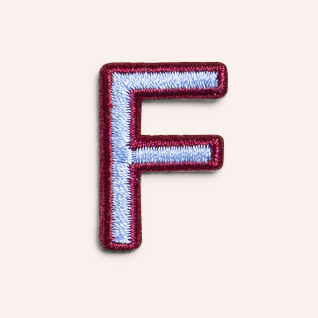 Decorative Iron-On Patch - Periwinkle/Deep Berry