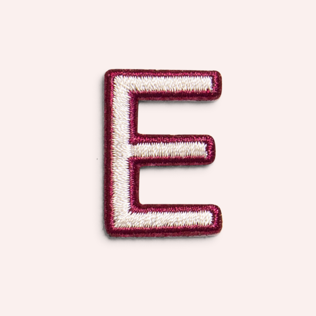 Decorative Iron-On Patch - Oat/Deep Berry