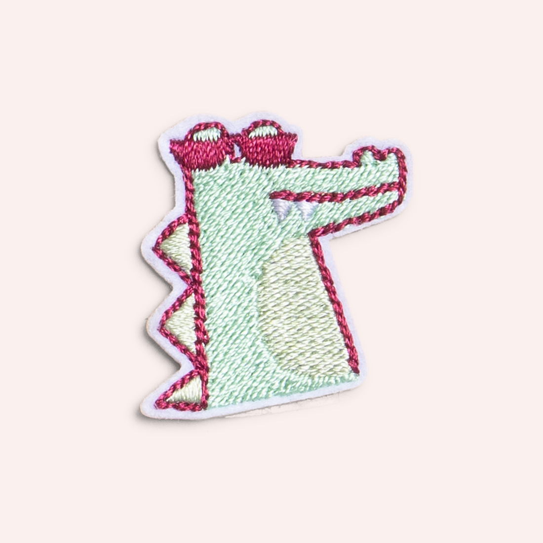 Decorative Iron-On Patch - Croc