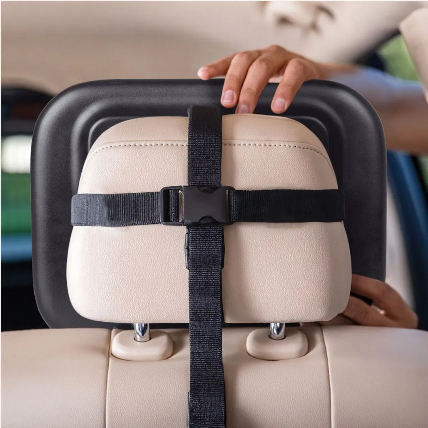 Deluxe Back Seat Mirror with LED Light