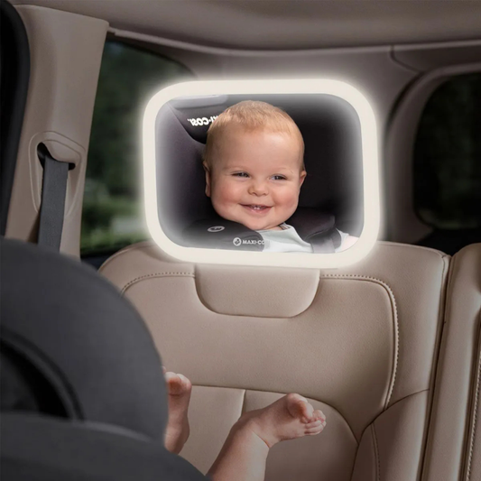Deluxe Back Seat Mirror with LED Light