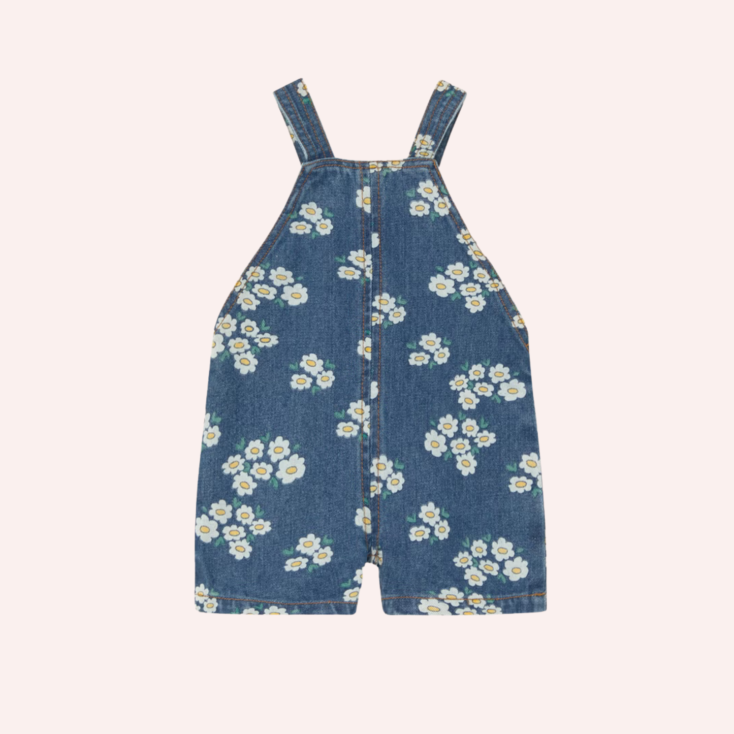 Denim Short Dungaree - Blossoms