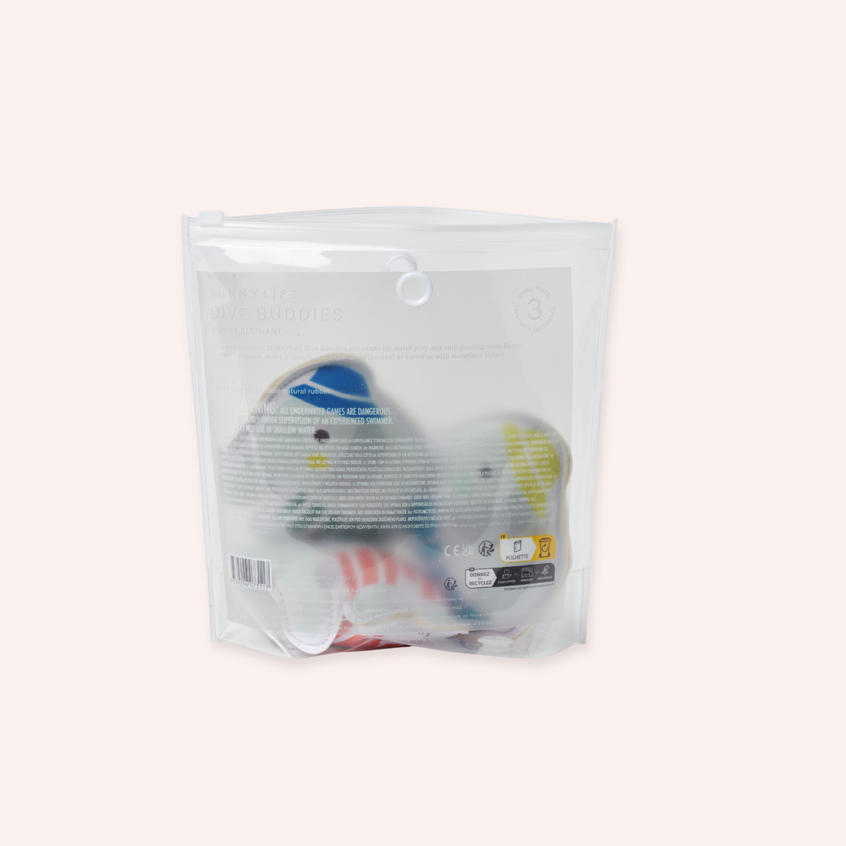 Dive Buddies - Eli the Elephant (3pk)