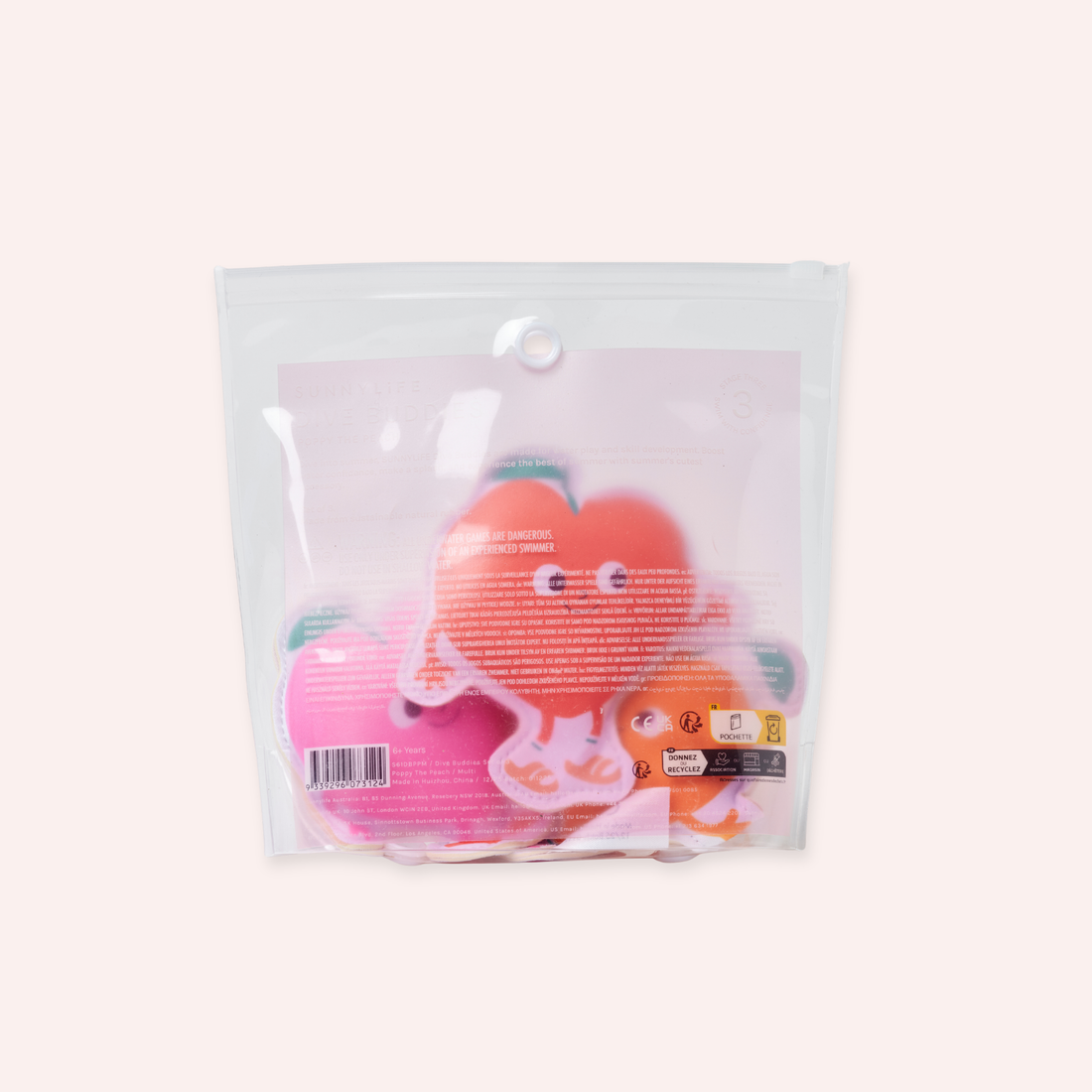 Dive Buddies - Poppy the Peach (3pk)