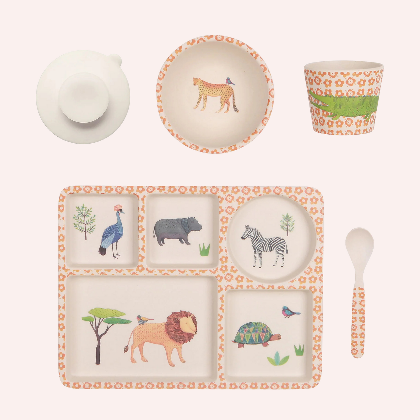 Divided Plate Set - On Safari