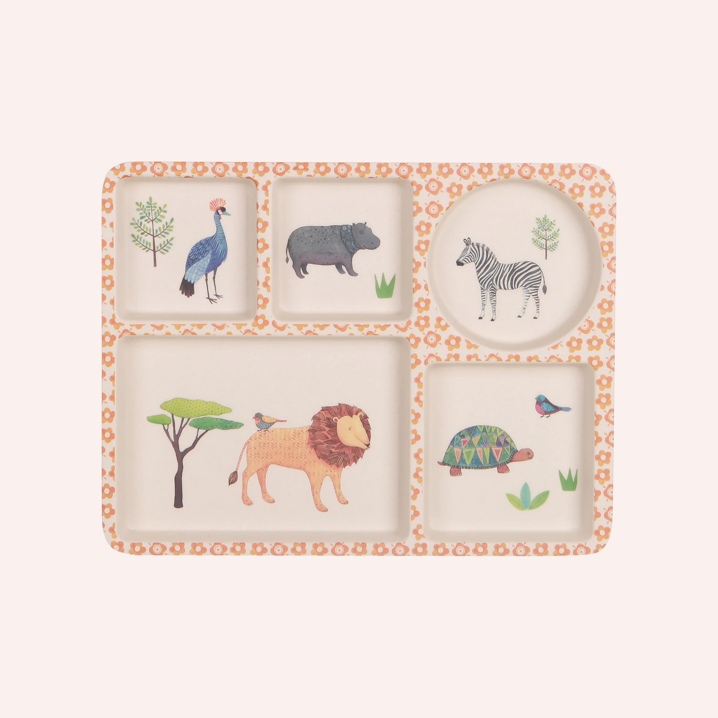 Divided Plate Set - On Safari