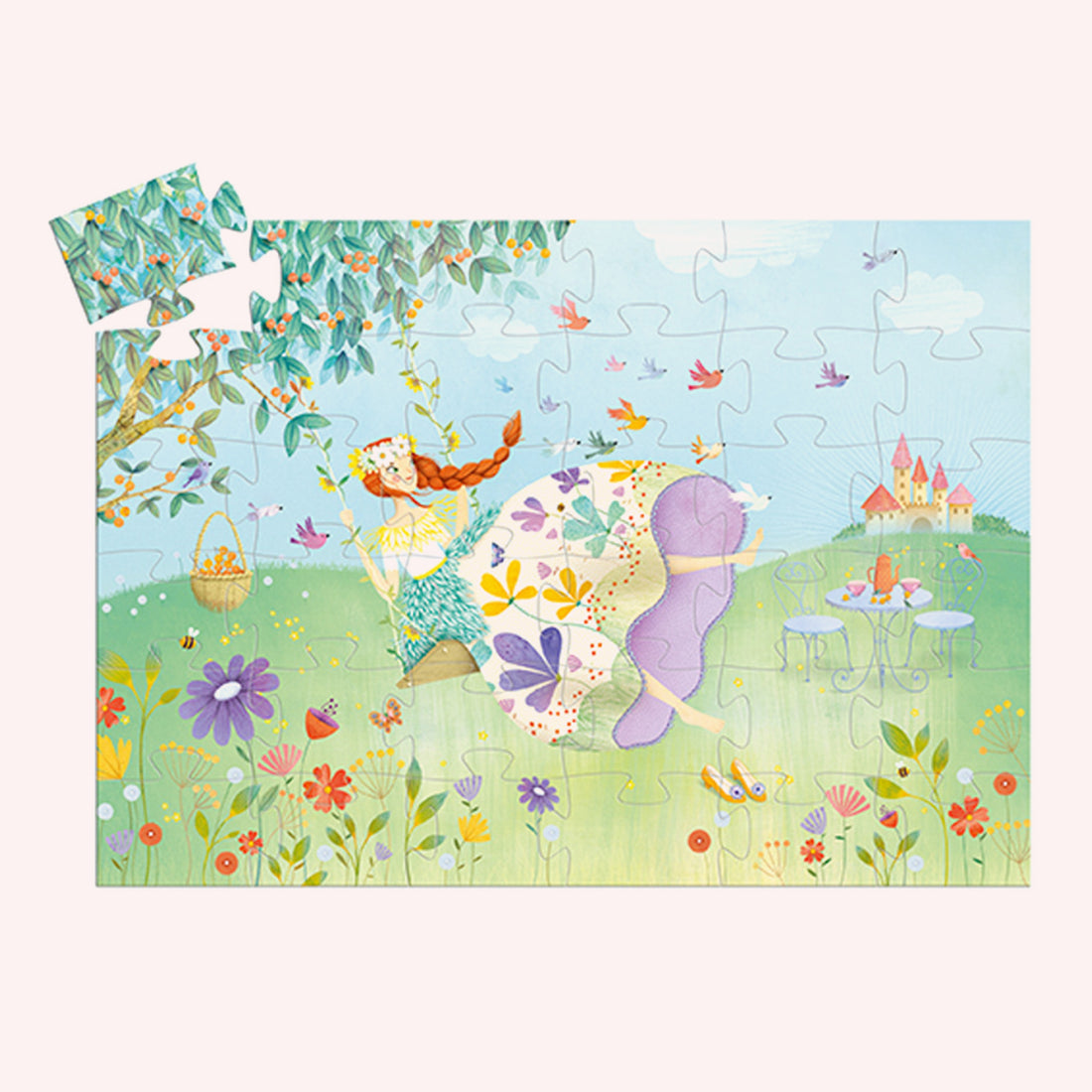 The Princess Of Spring - Silhouette Puzzle - 36pc