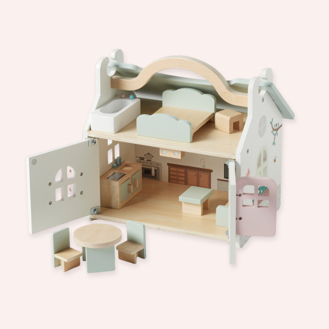 Doll House with Furniture