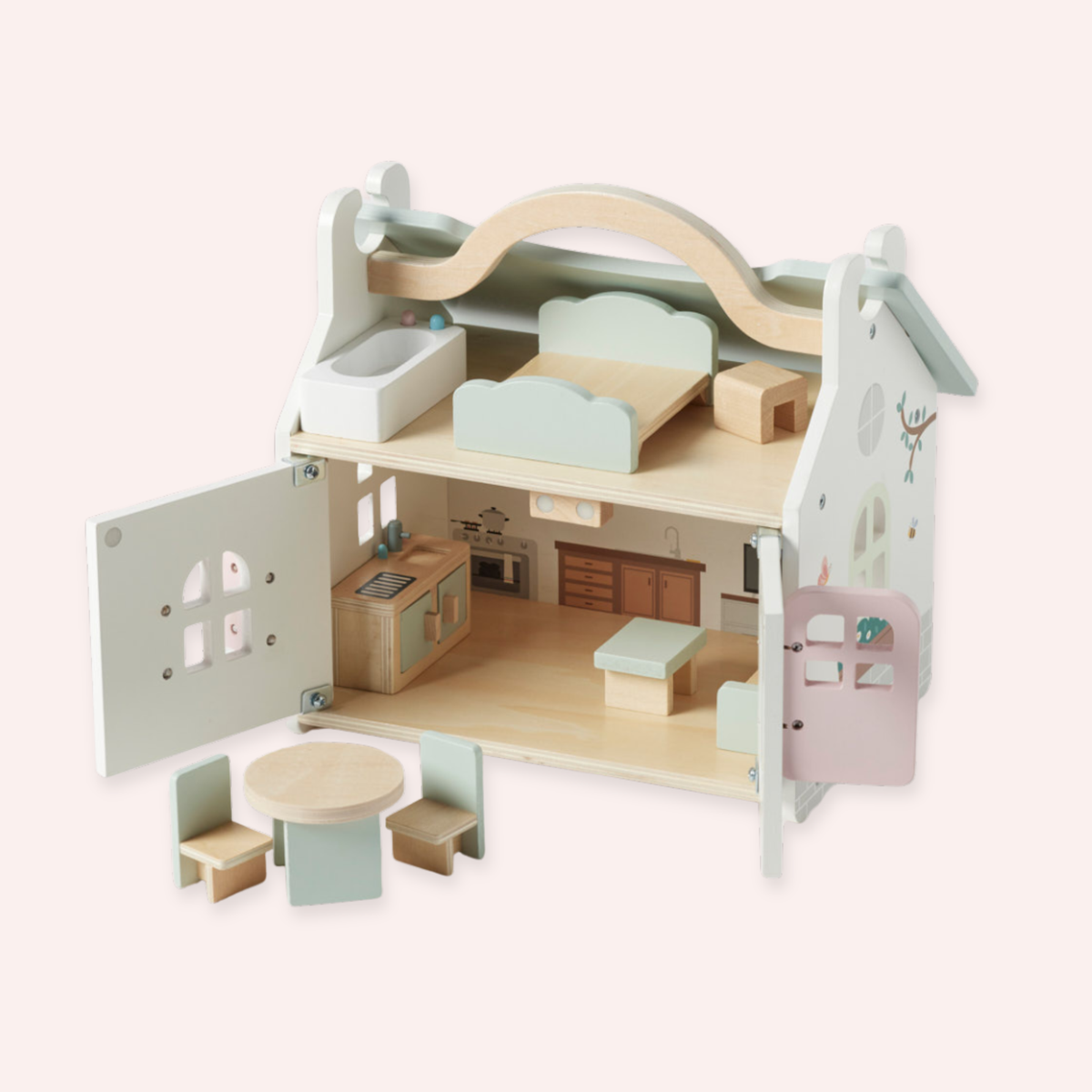 Doll House with Furniture