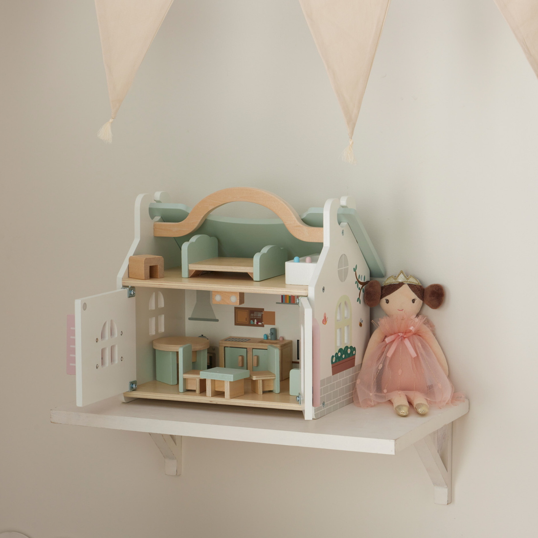 Doll House with Furniture