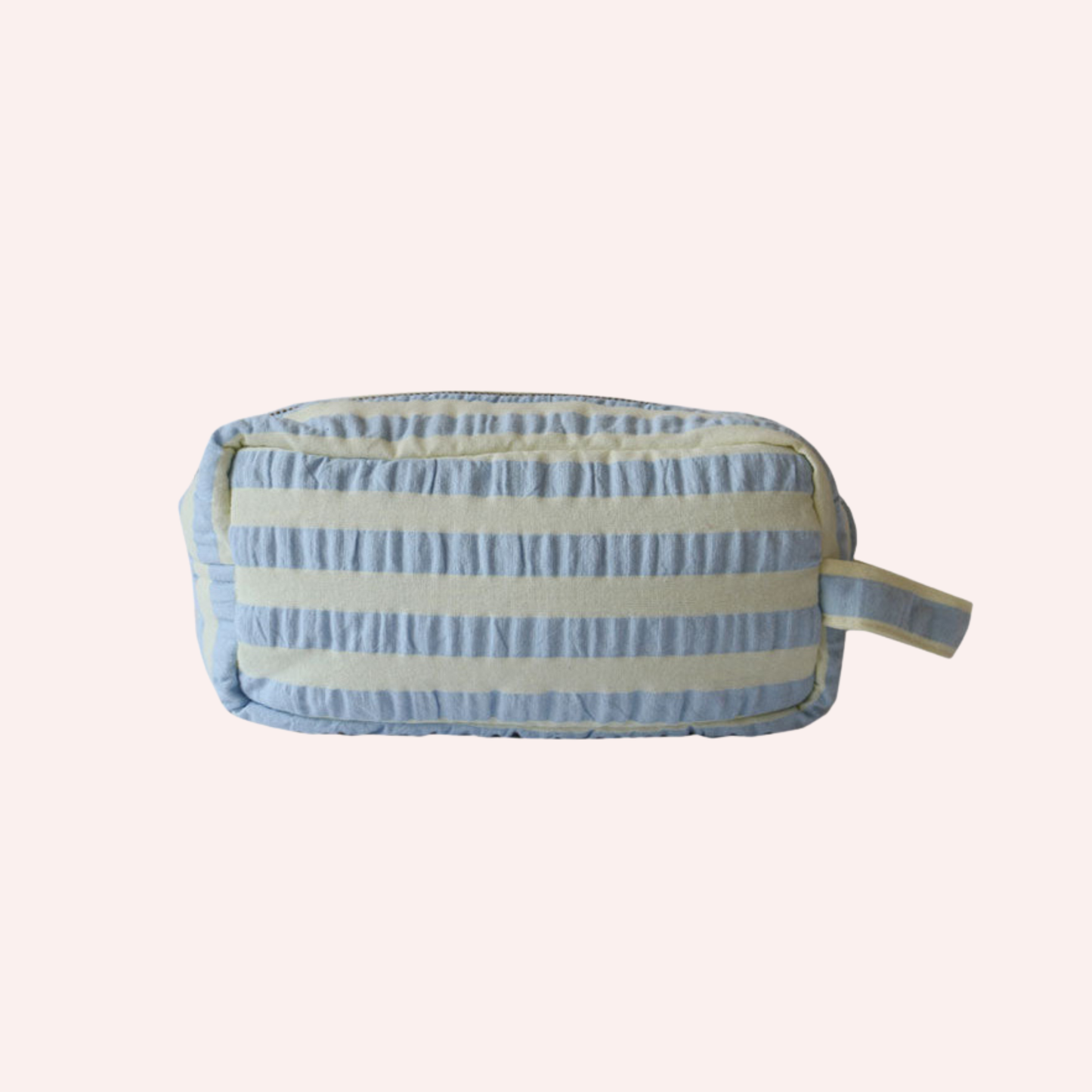 Dopp Kit - Butter Blue Seersucker