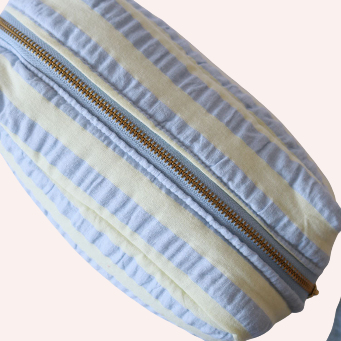 Dopp Kit - Butter Blue Seersucker