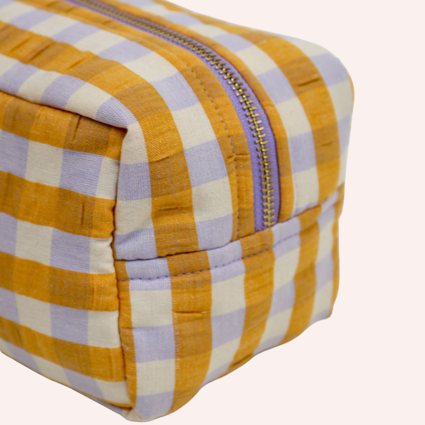 Dopp Kit - Mango Seersucker