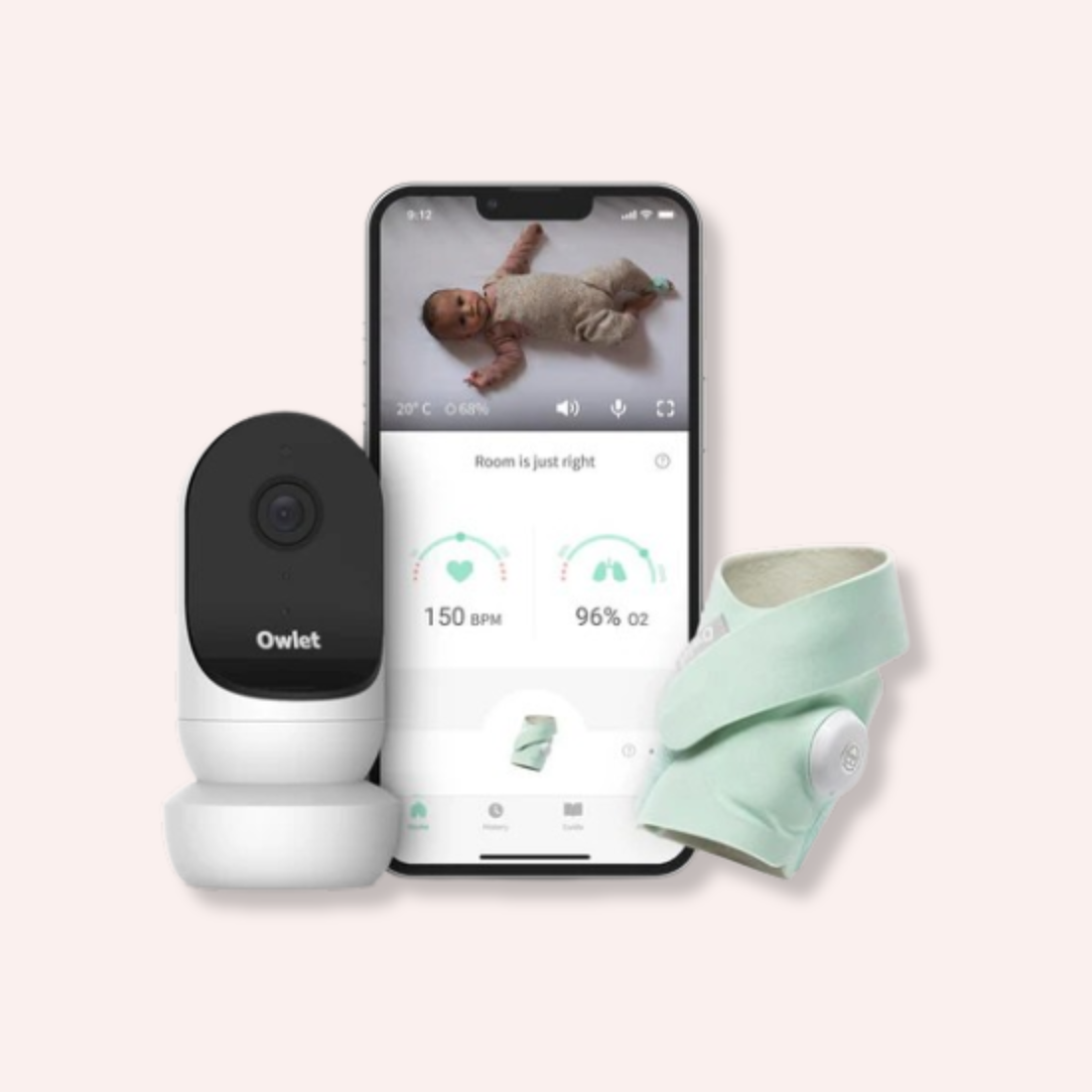 Dream Sock + Camera Duo - Mint