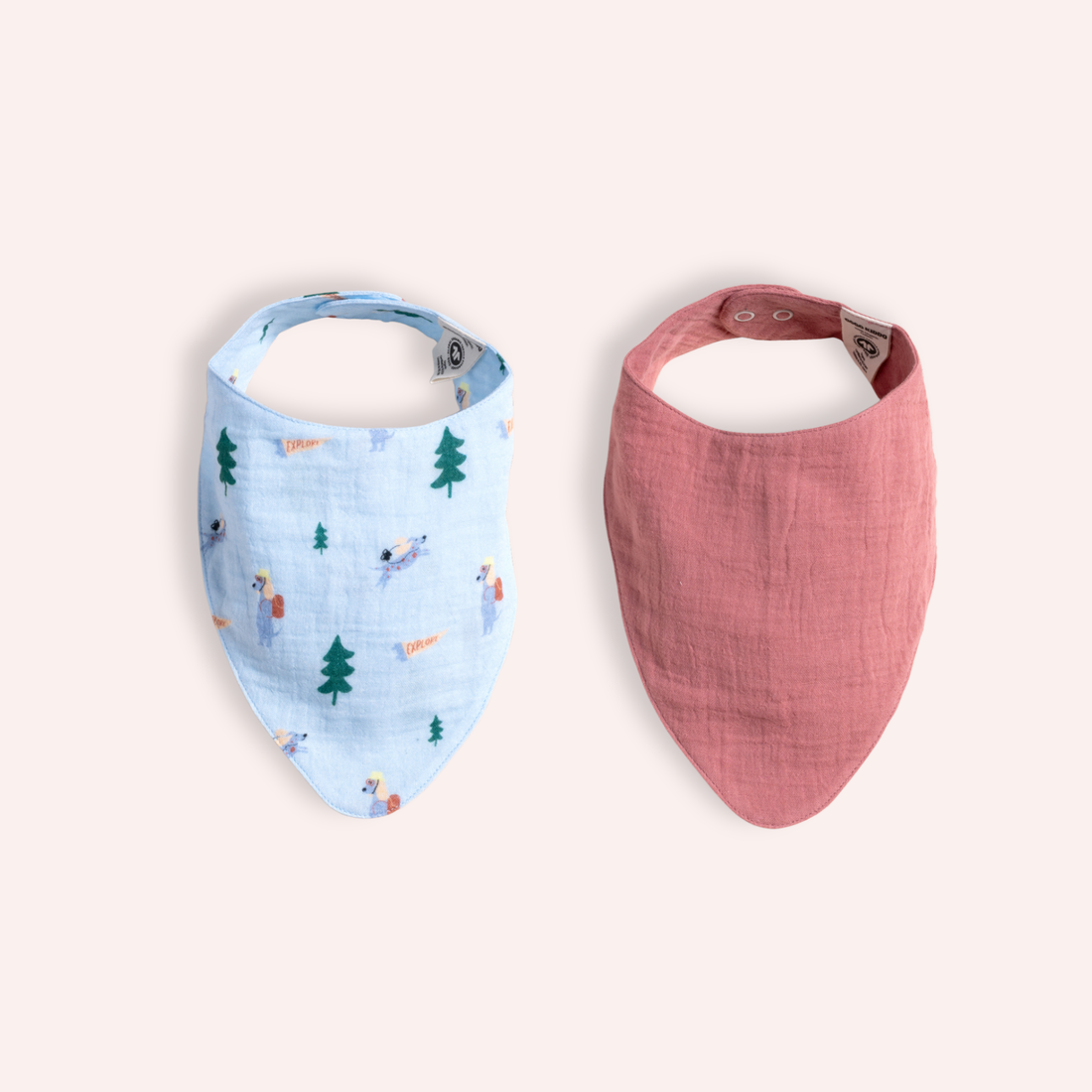 Fancy Dribble Bib Duo - Feeling Adventure Time