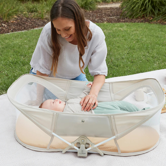 Easy Sleep Portable Bassinet - Ecru
