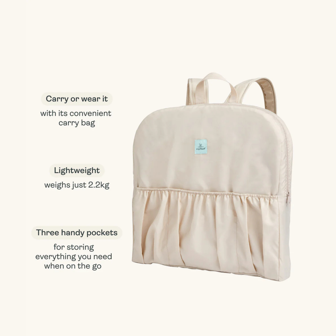 Easy Sleep Portable Bassinet - Ecru