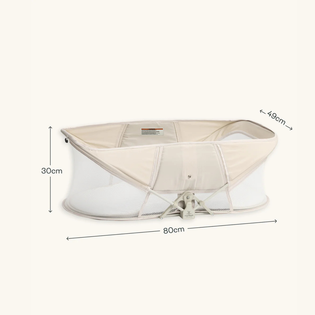 Easy Sleep Portable Bassinet - Ecru