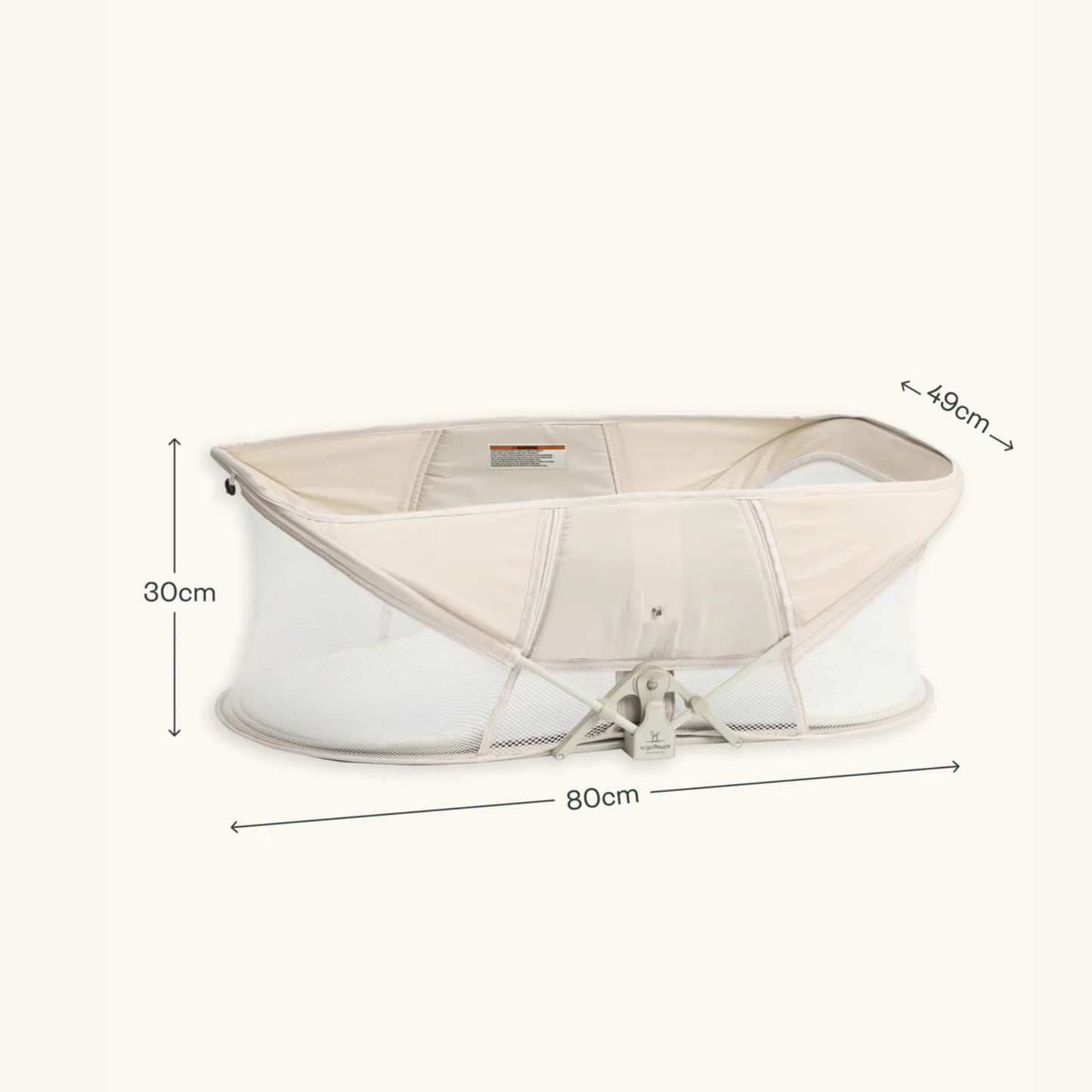 Easy Sleep Portable Bassinet - Ecru