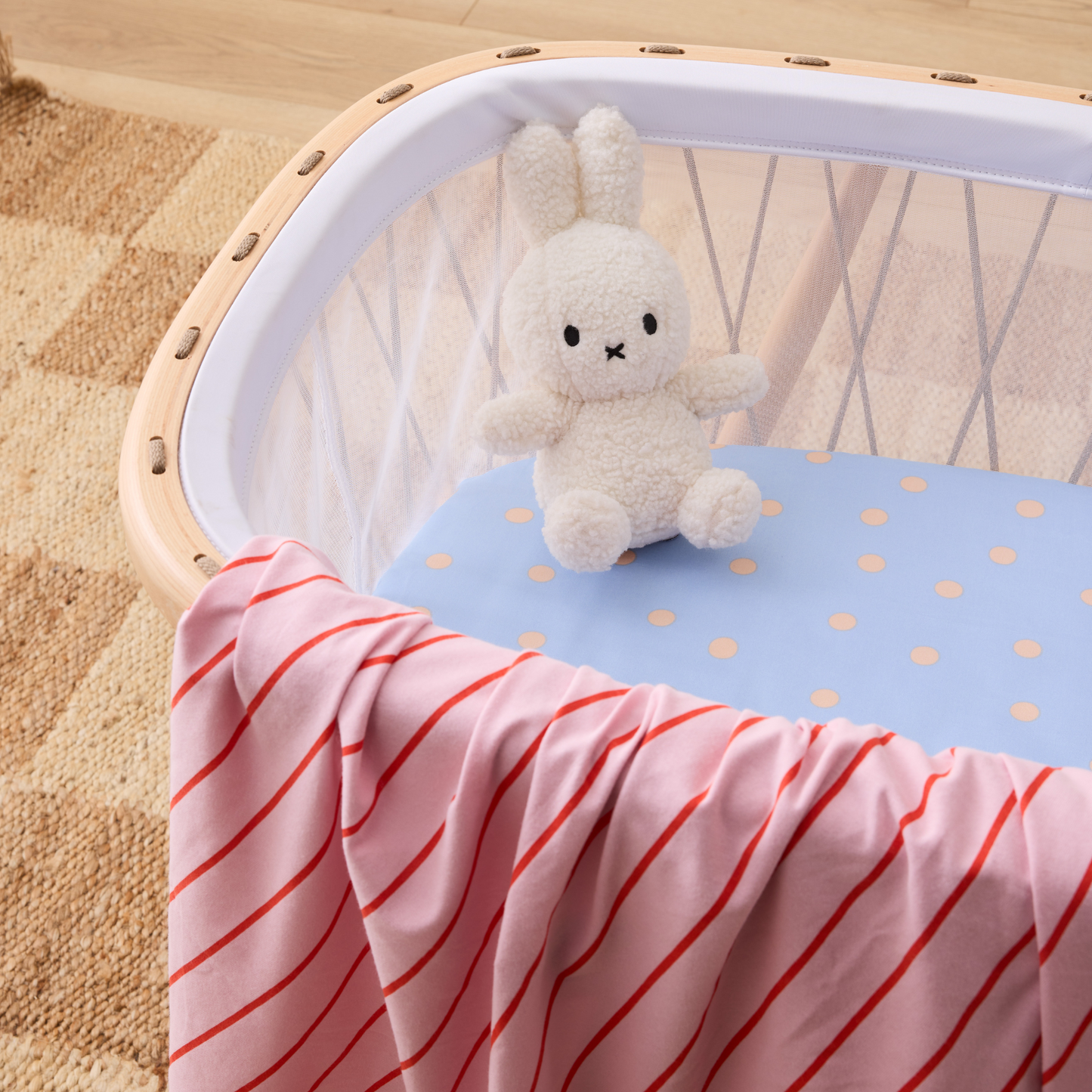 Eden Cotton Fitted Sheet - Remi Spot