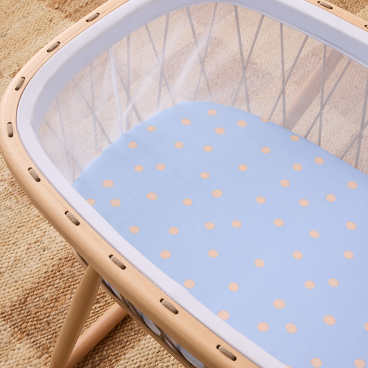 Eden Cotton Fitted Sheet - Remi Spot