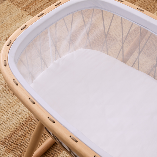 Eden Cotton Fitted Sheet - White