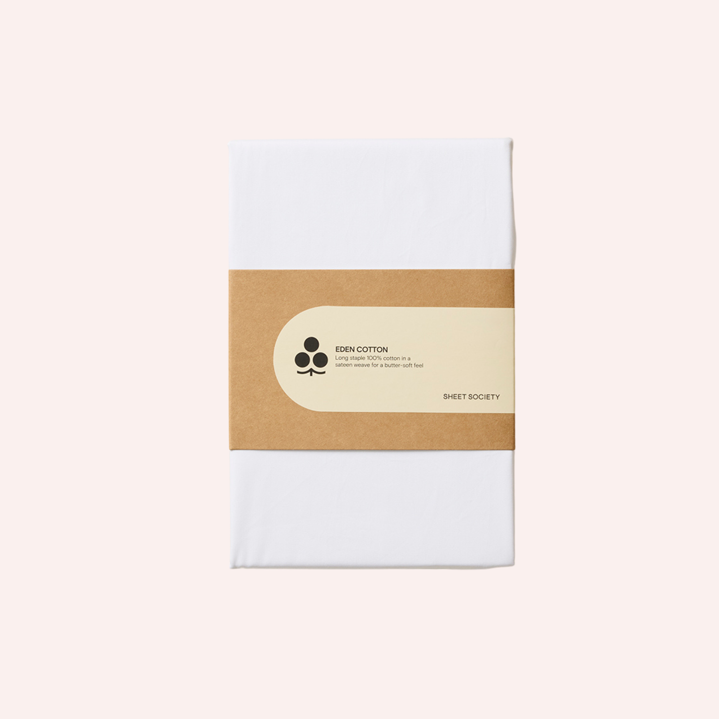 Eden Cotton Fitted Sheet - White