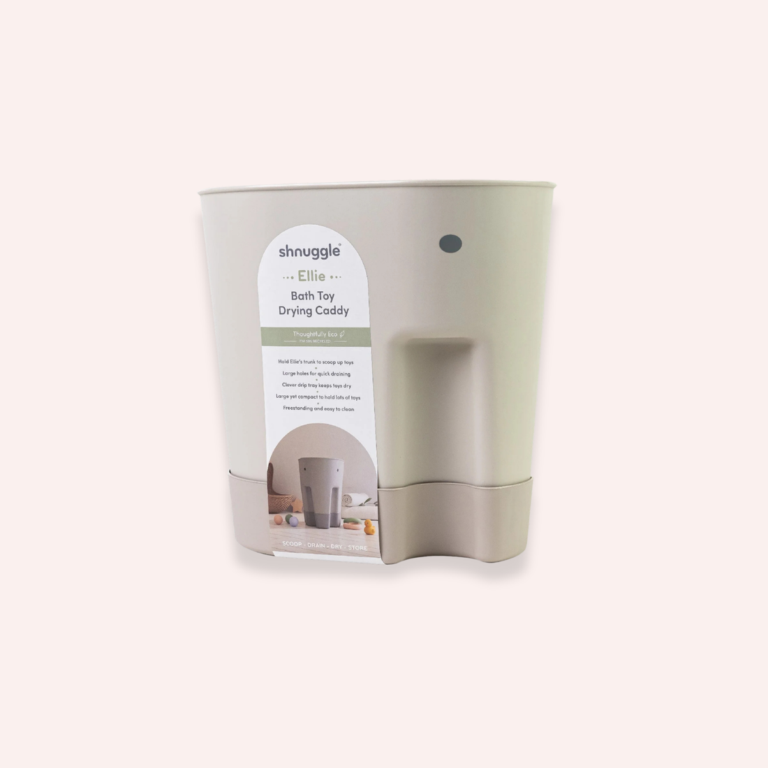 Ellie Toy Storage Bin - Taupe
