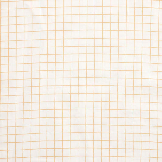 0.2 TOG Fitted Sheet - Caramel Grid