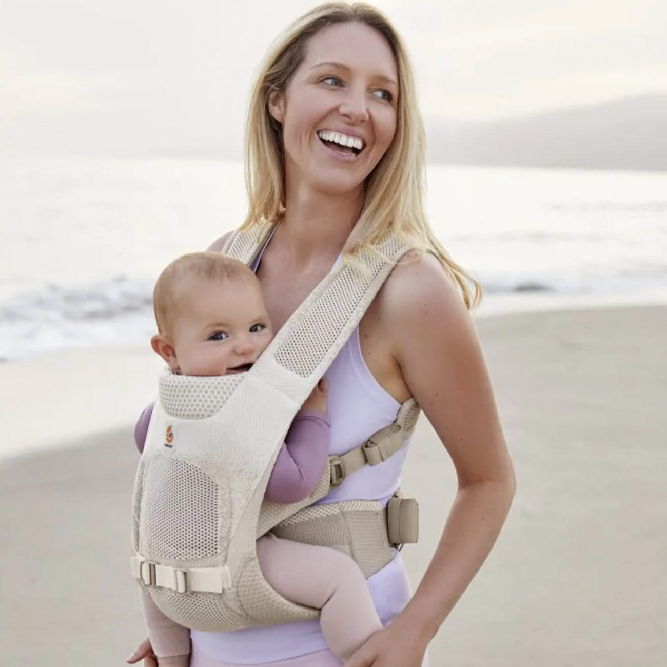 Ergobaby Aerloom Baby Carrier Sandstone by Ergobaby the memo The Memo