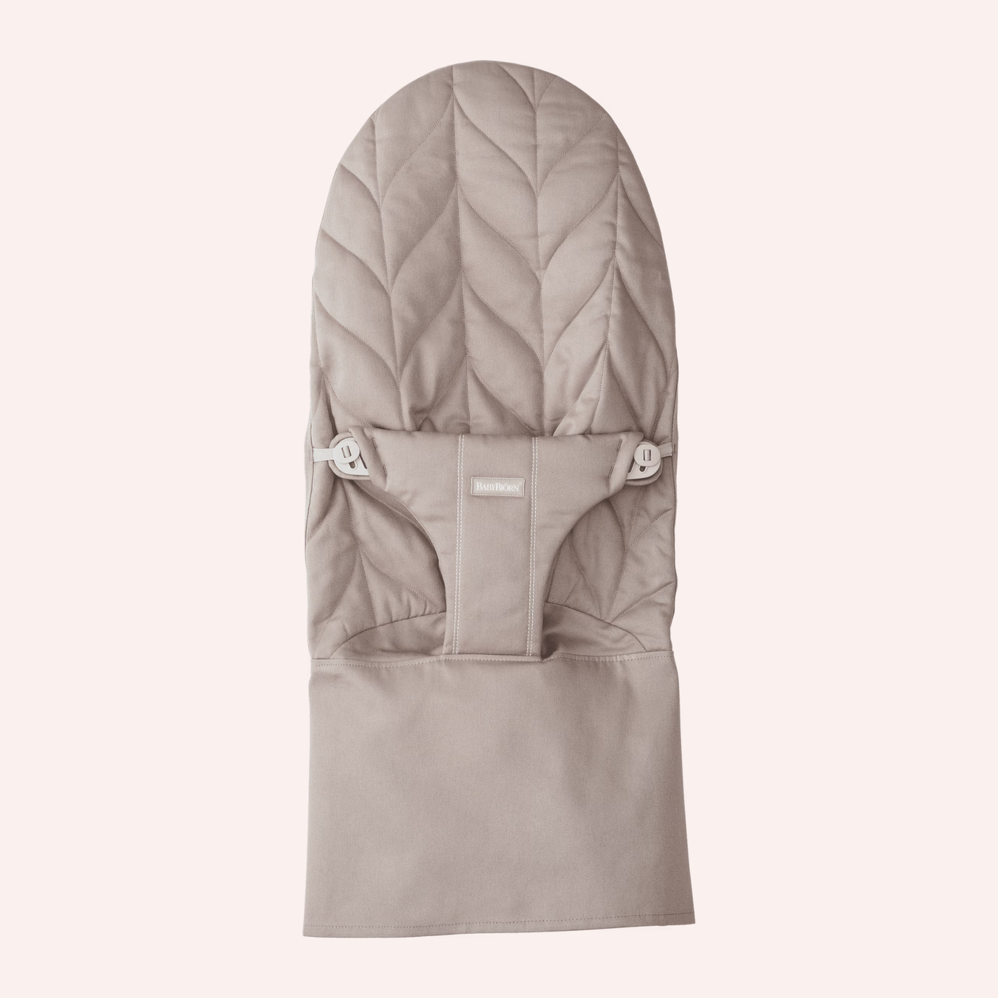 Fabric Seat for Bouncer - Woven/Petal Quilt/Sand Grey