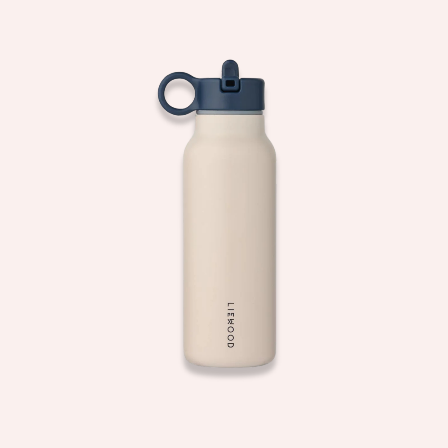 Falk Water Bottle with Panda Lid 350 ml - Sandy